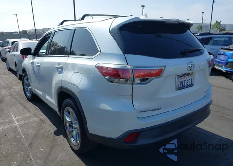 2016 Toyota Highlander Limited V6 from USA, damaged, VIN 5TDYKRFH2GS181494